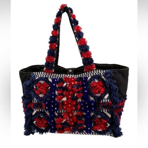 Antik Batik Tote large women’s black boho oversized tote - Picture 1 of 6